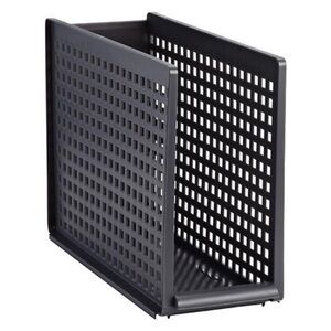 The Container Store Like-It Modular Tall Narrow Bin, Smoke Gray